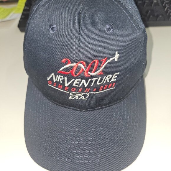 2 Vtg. Hats - 62nd Trans Squadron McChord AFB WA & Airventure Oshkosh 2001 - Picture 10 of 13